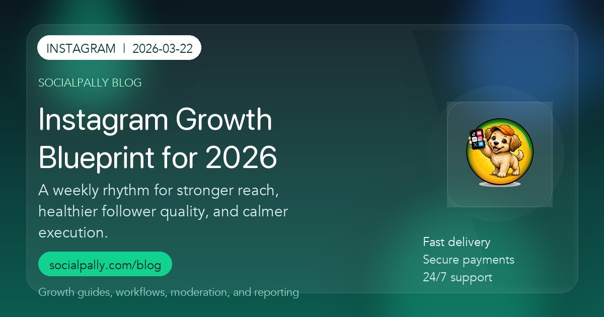 Instagram Growth Blueprint for 2026 | SocialPally Blog